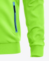 Men's Long Sleeve Track Jacket Mockup - Front View