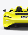 Sport Car Mockup - Front View