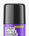 Glossy Spray Bottle Mockup