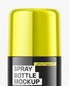 Glossy Spray Bottle Mockup