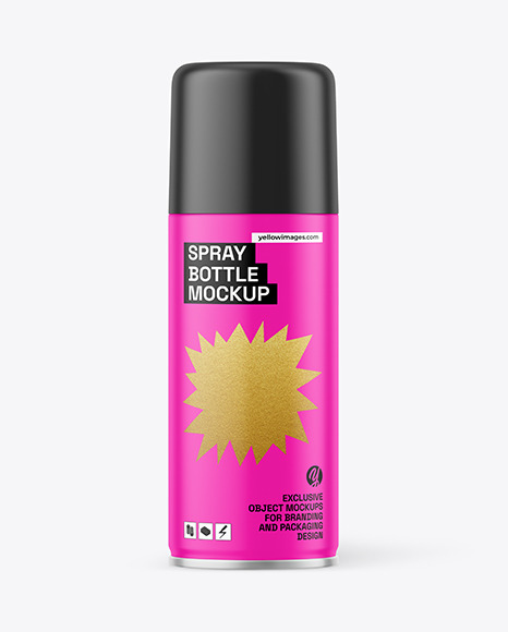 Matte Spray Bottle Mockup - Mist spray bottle mockup