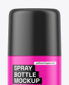 Matte Spray Bottle Mockup