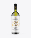 Green Glass White Wine Bottle Mockup Green Glass White Wine Bottle Mockup
