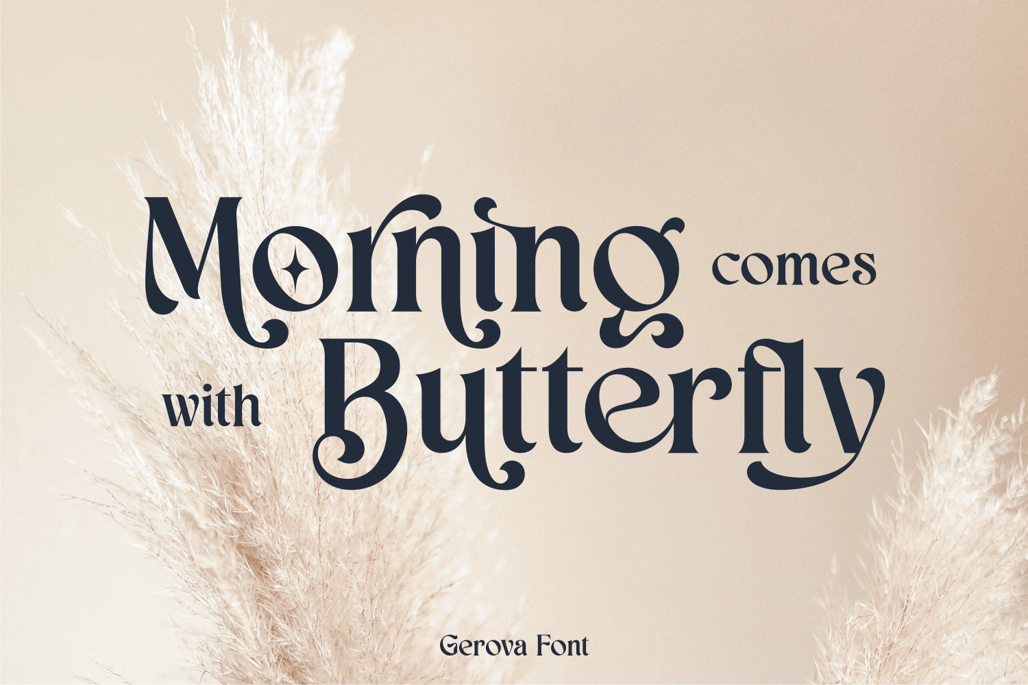Gerova - Aesthetic Display Font Gerova - Aesthetic Display Font