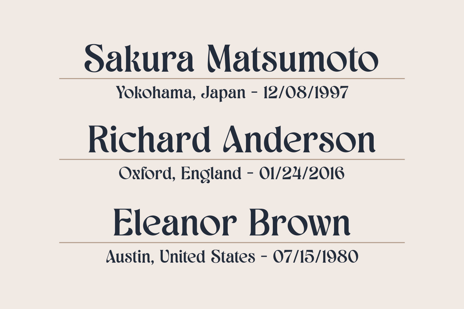 Gerova - Aesthetic Display Font Gerova - Aesthetic Display Font