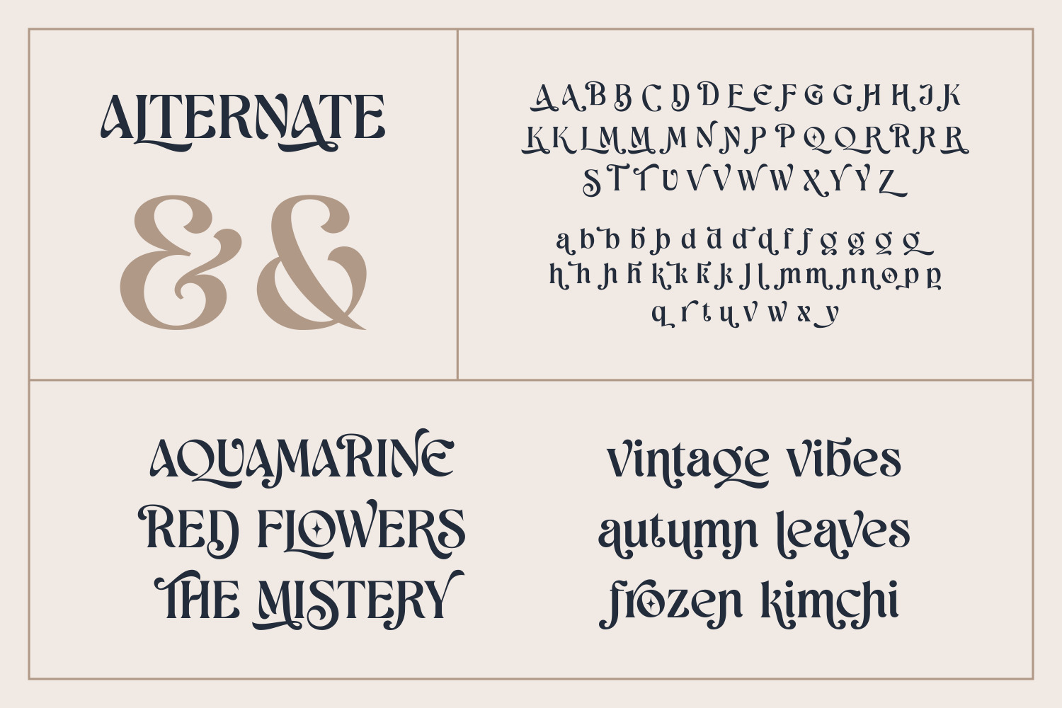 Gerova - Aesthetic Display Font