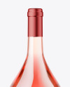 Clear Glass Pink Wine Mockup