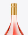 Clear Glass Pink Wine Mockup