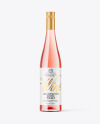 Clear Glass Pink Wine Mockup