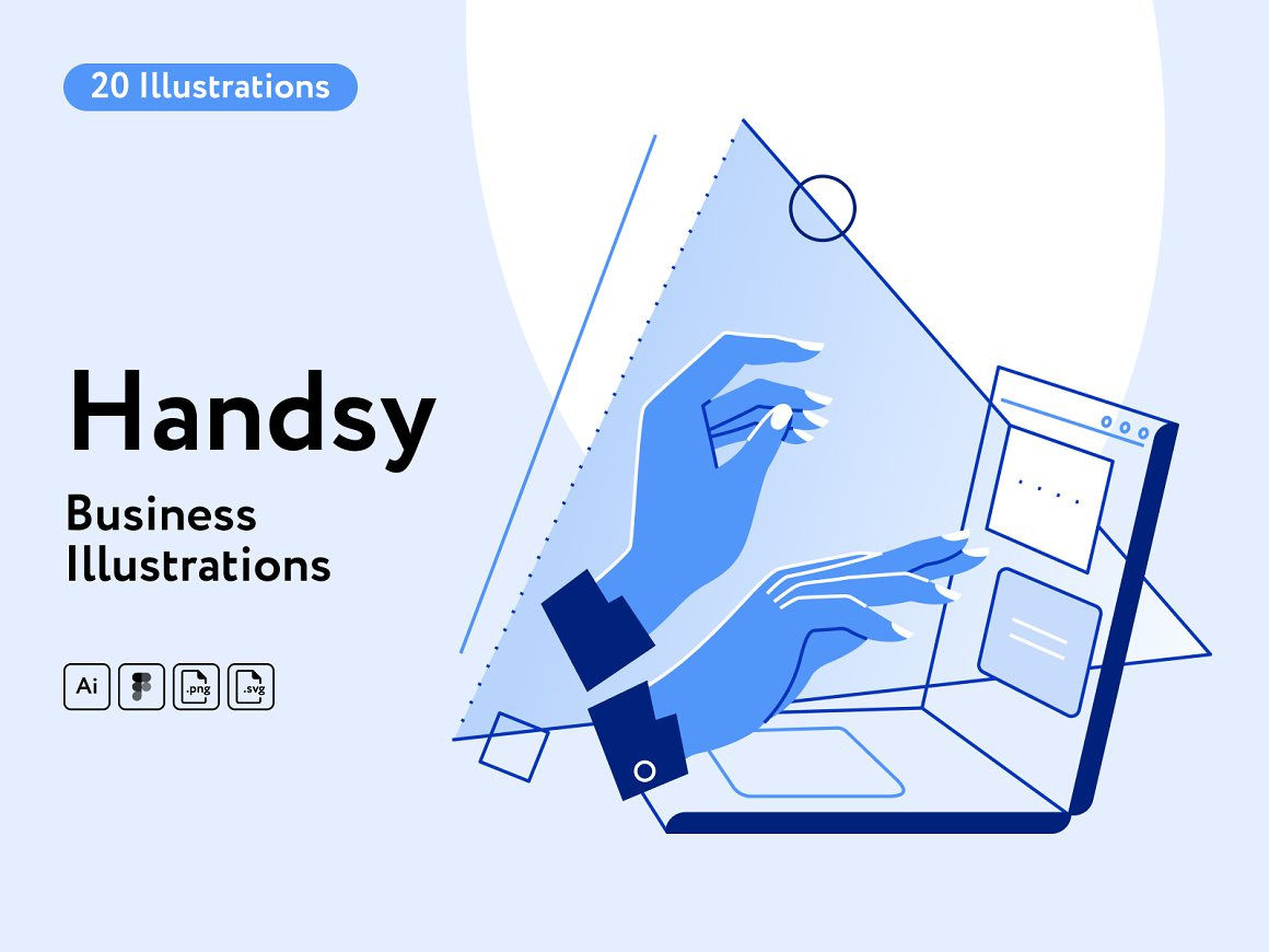 Handsy Business illustrations