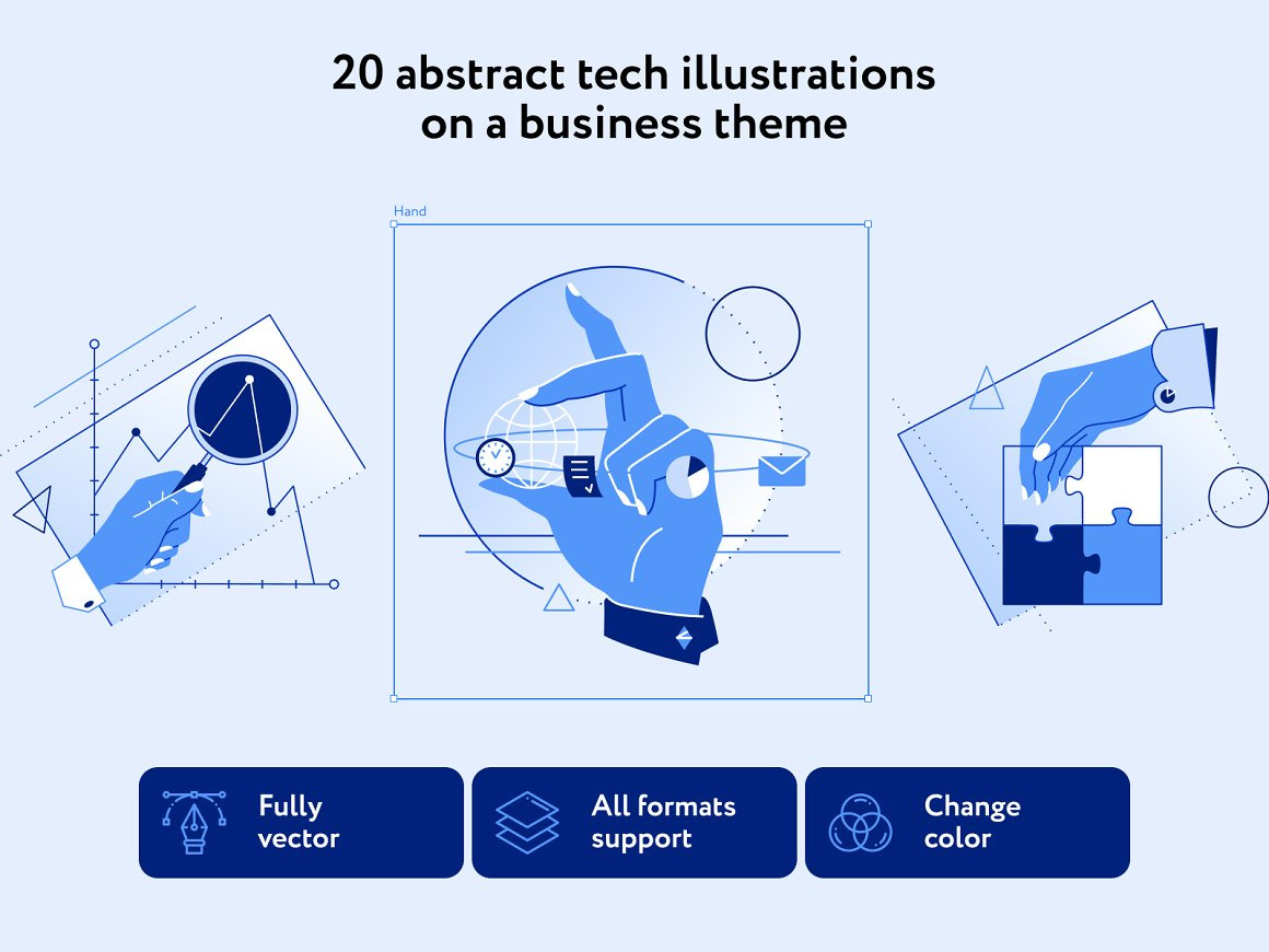 Handsy Business illustrations