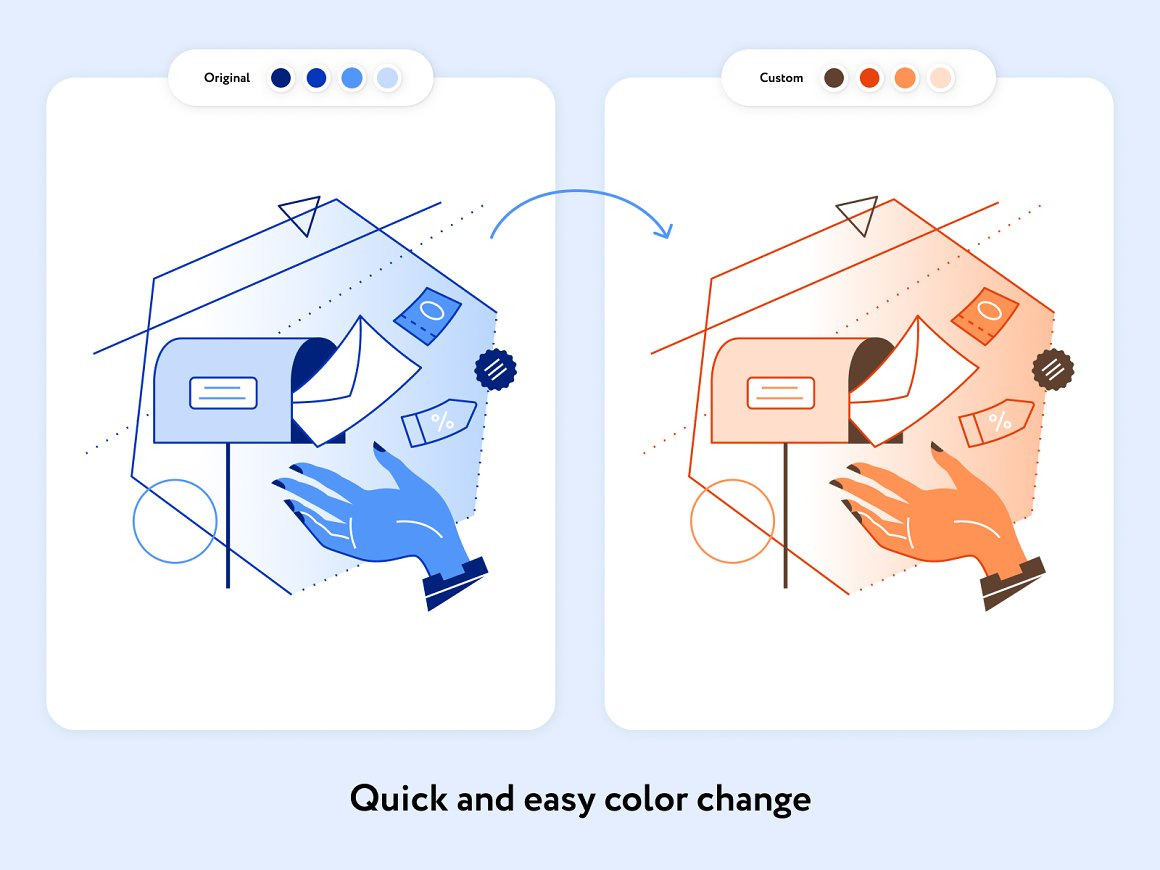 Handsy Marketing illustrations Handsy Marketing illustrations