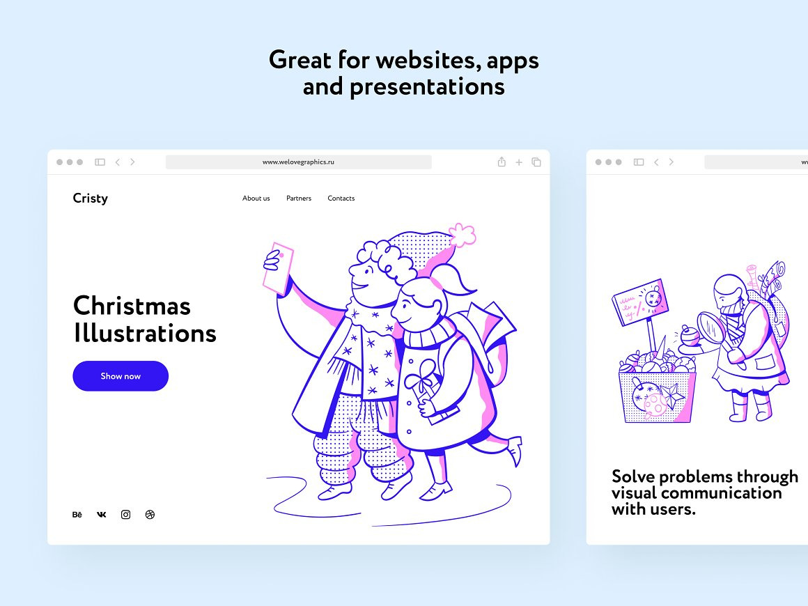 Cristy Christmas Illustrations Cristy Christmas Illustrations