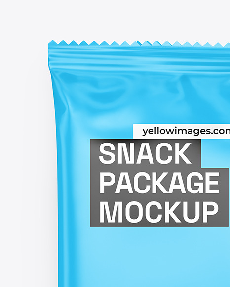 Matte Snack Package Mockup