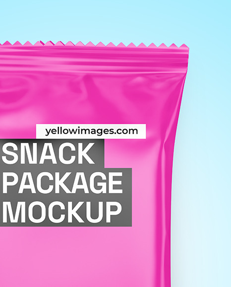 Matte Snack Package Mockup