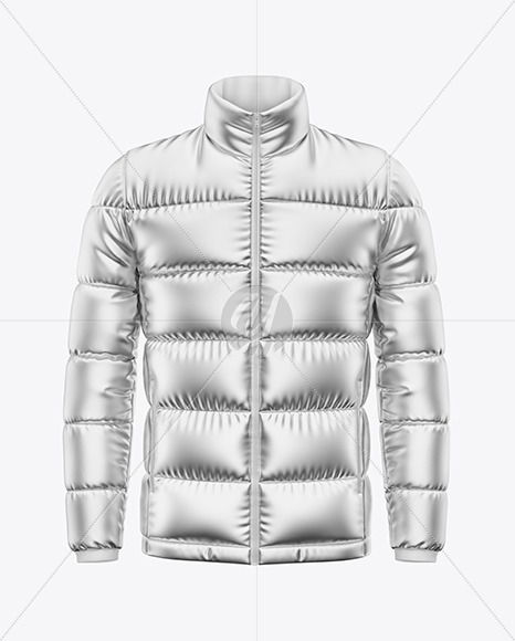 Metallic Down Jacket Mockup