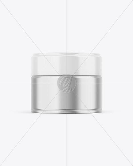 Glossy Tin Can Mockup