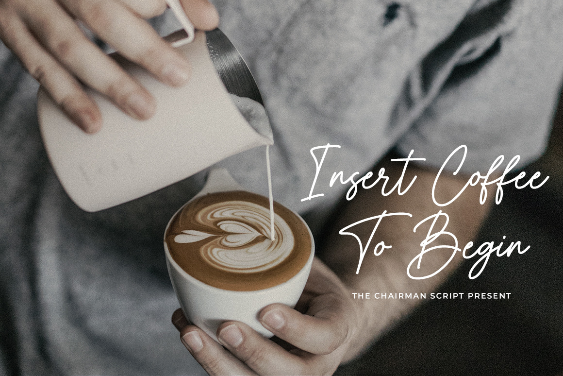 The Chairman - Modern Signature Script The Chairman - Modern Signature Script