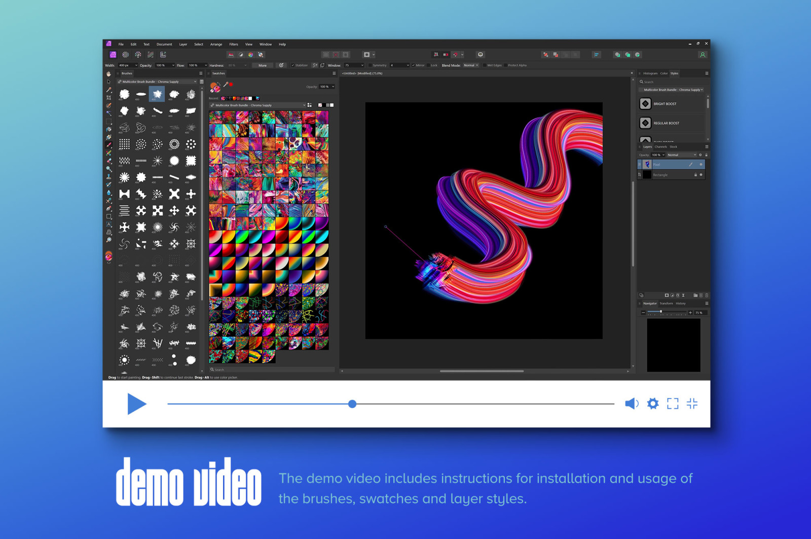 Mixer: Multicolor Brushes (Affinity) Mixer: Multicolor Brushes (Affinity)