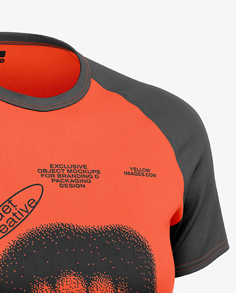Women's Raglan T-Shirt Mockup