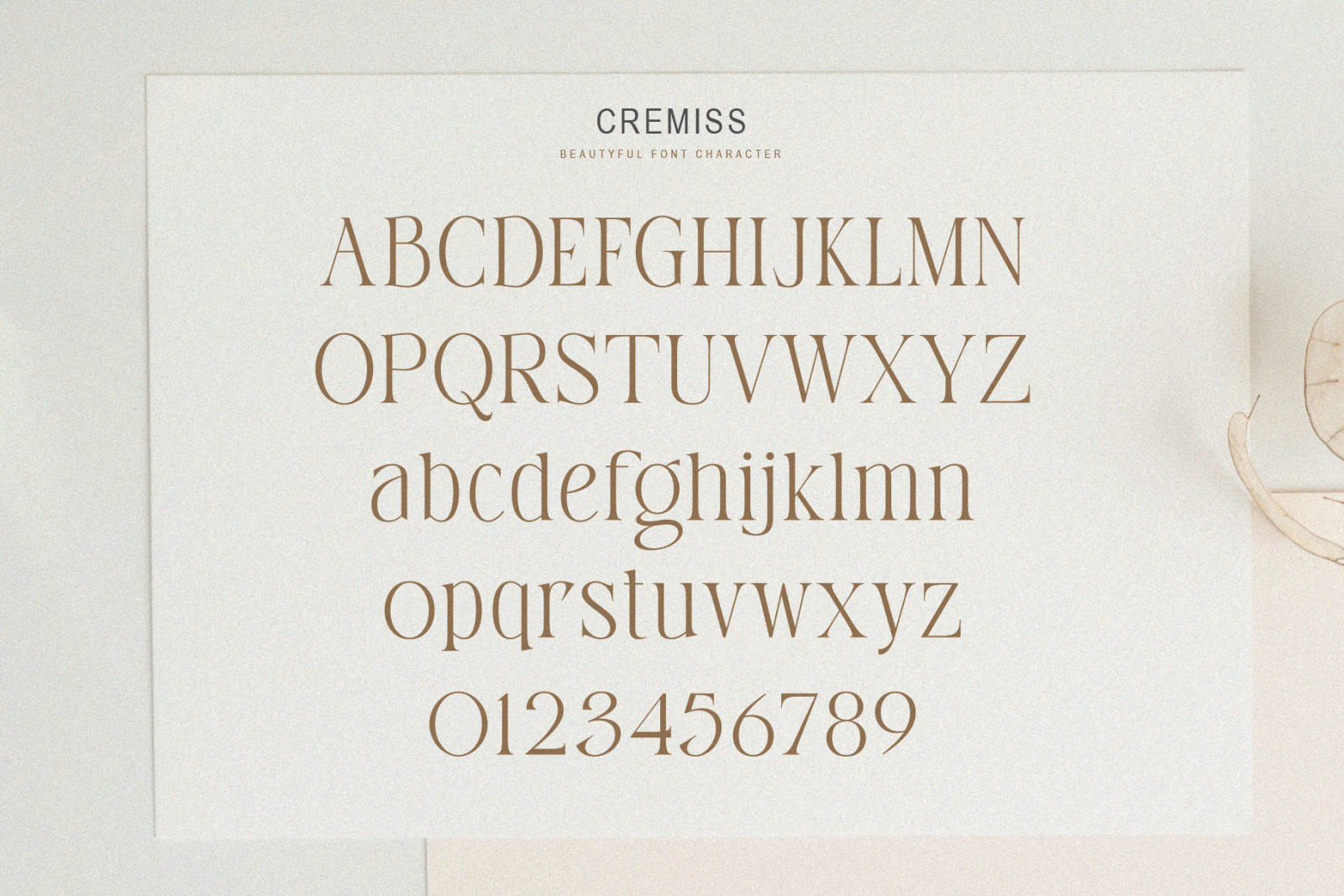 CREMISS Font Duo