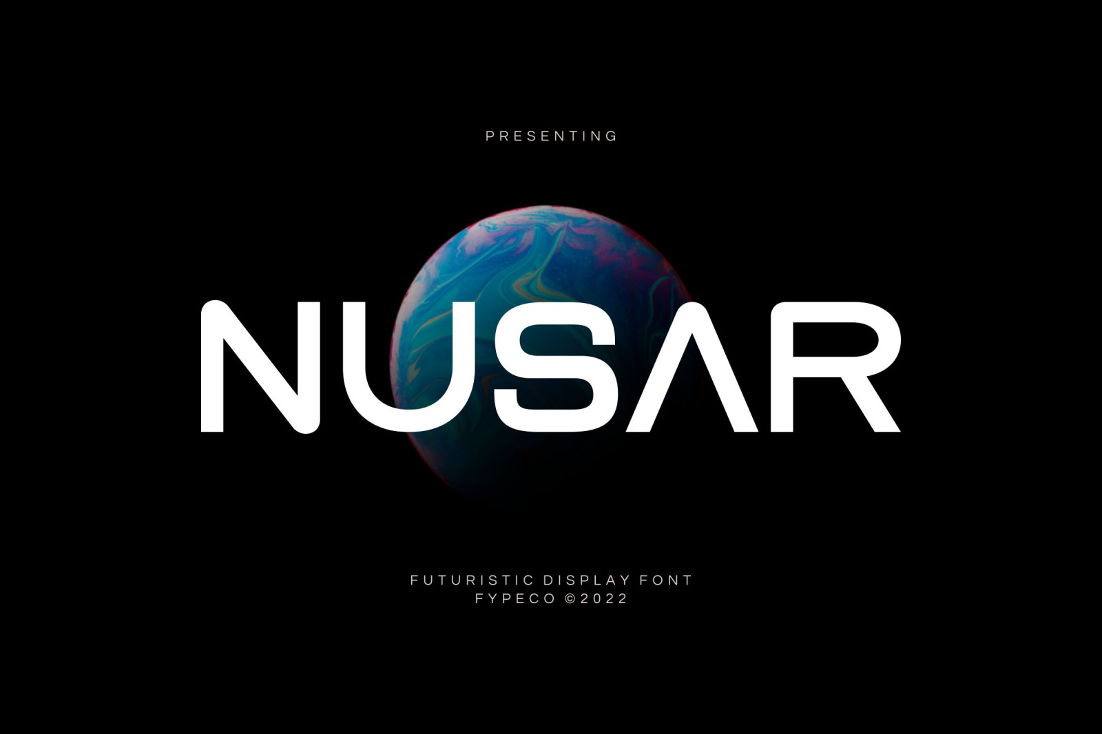 Nusar-Futuristic Display Font Nusar-Futuristic Display Font