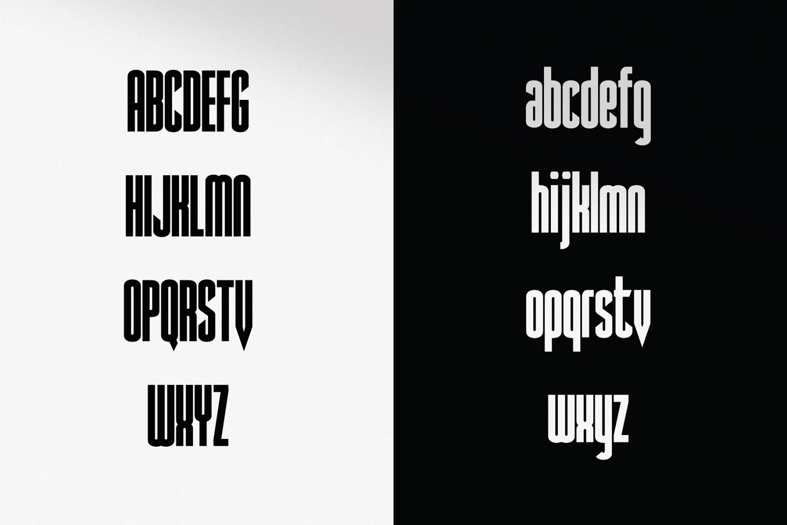 Bowser - Condensed Typeface