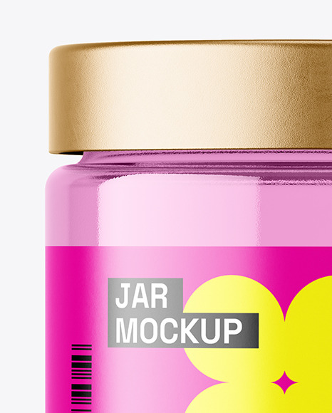 120ml Clear Jar Mockup 120ml Clear Jar Mockup