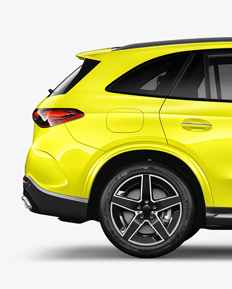 Crossover SUV Mockup - Side View