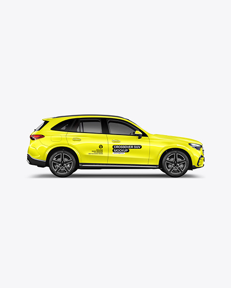 Crossover SUV Mockup - Side View