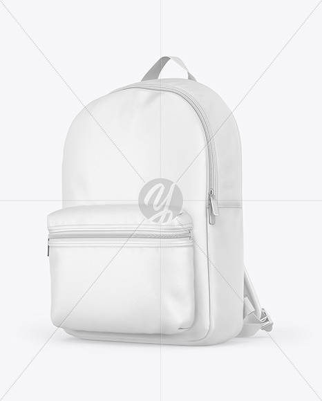 Leather Backpack Mockup