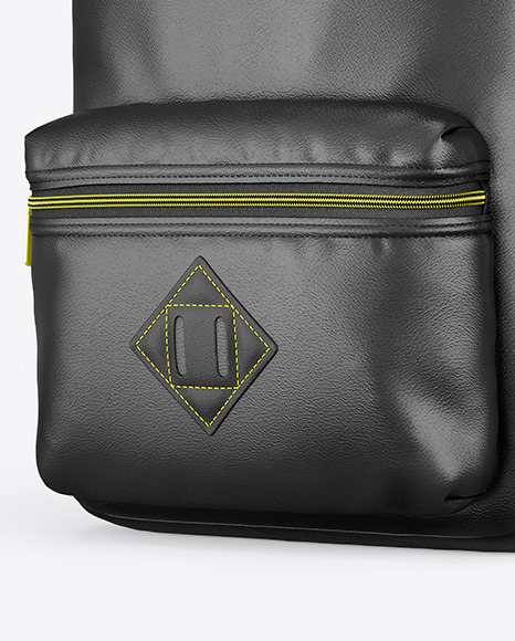 Leather Backpack Mockup