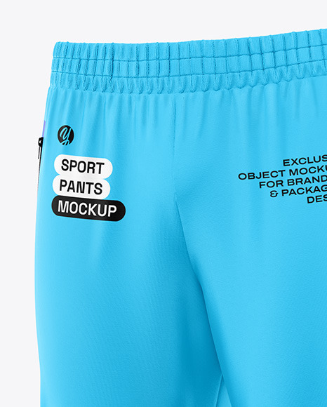 Men's Sport Pants Mockup - Half Side View