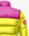 Metallic Down Jacket Mockup