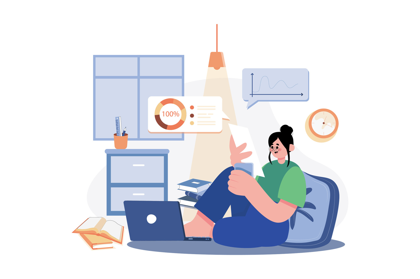 M573_Work From Home Illustration Pack M573_Work From Home Illustration Pack