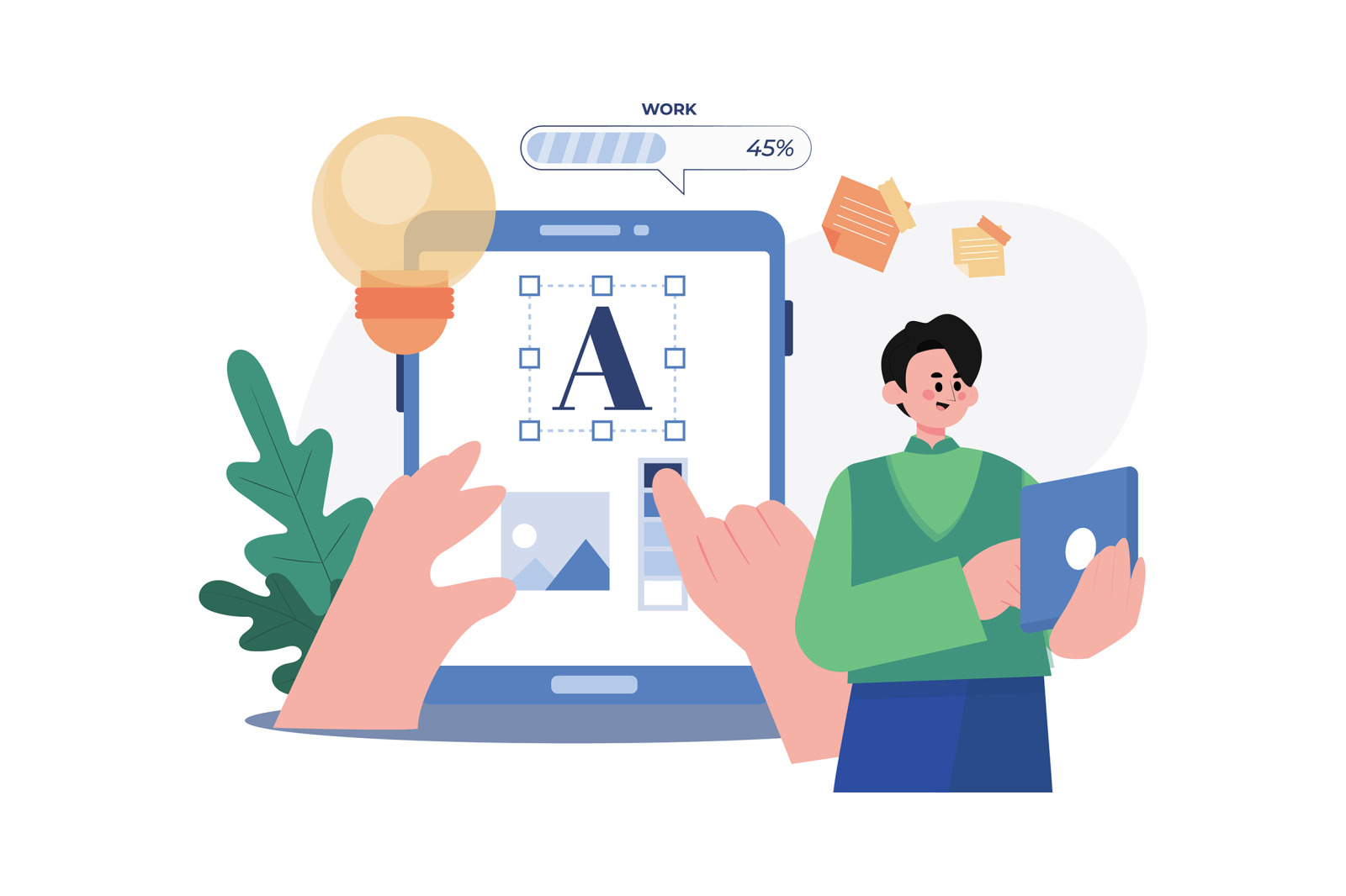 M573_Work From Home Illustration Pack M573_Work From Home Illustration Pack