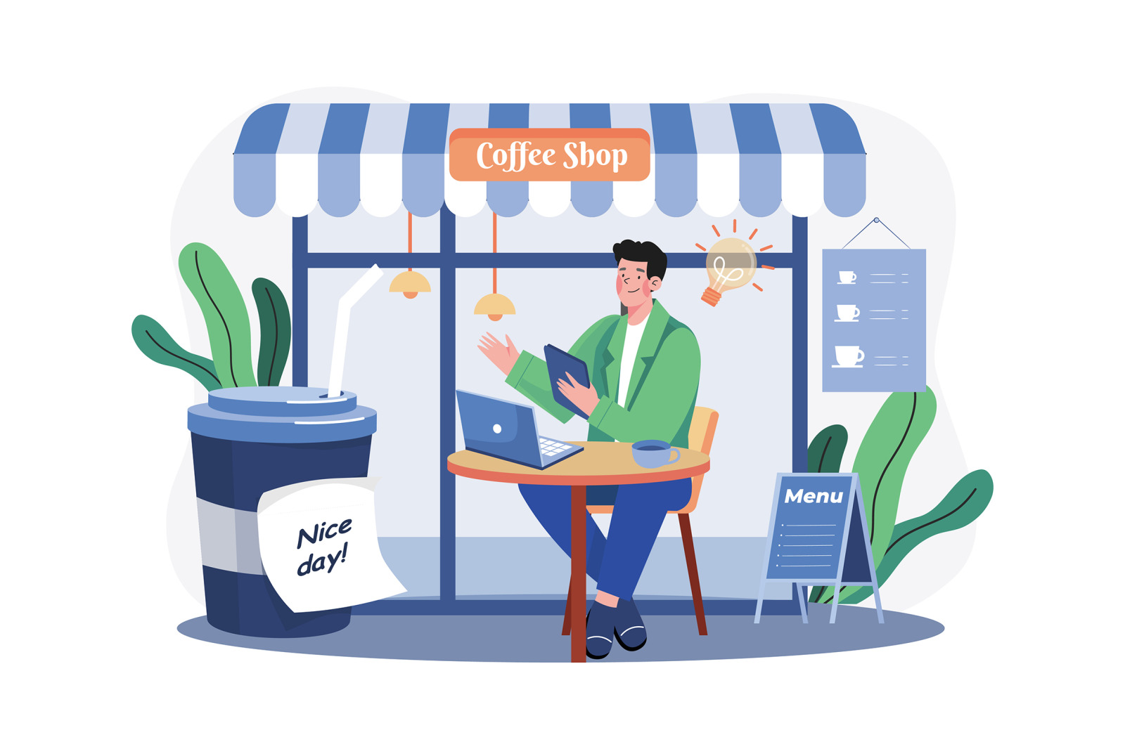 M574_Remote Working Illustration Pack M574_Remote Working Illustration Pack