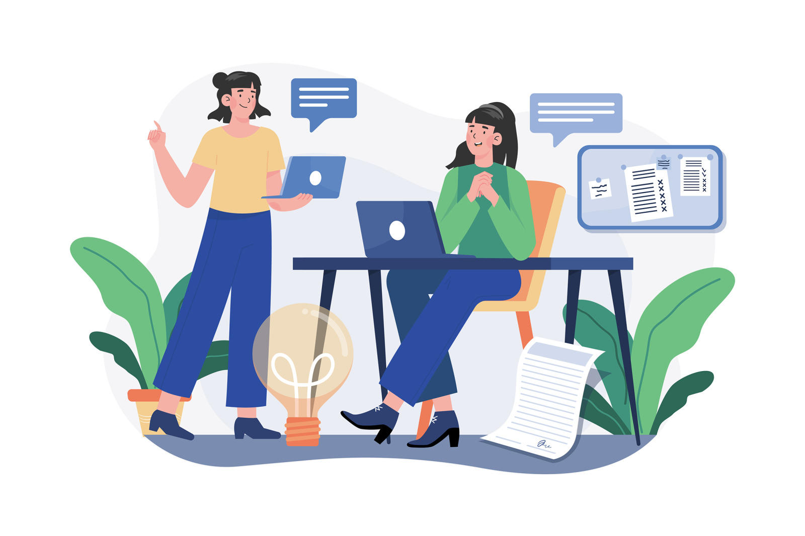 M574_Remote Working Illustration Pack M574_Remote Working Illustration Pack