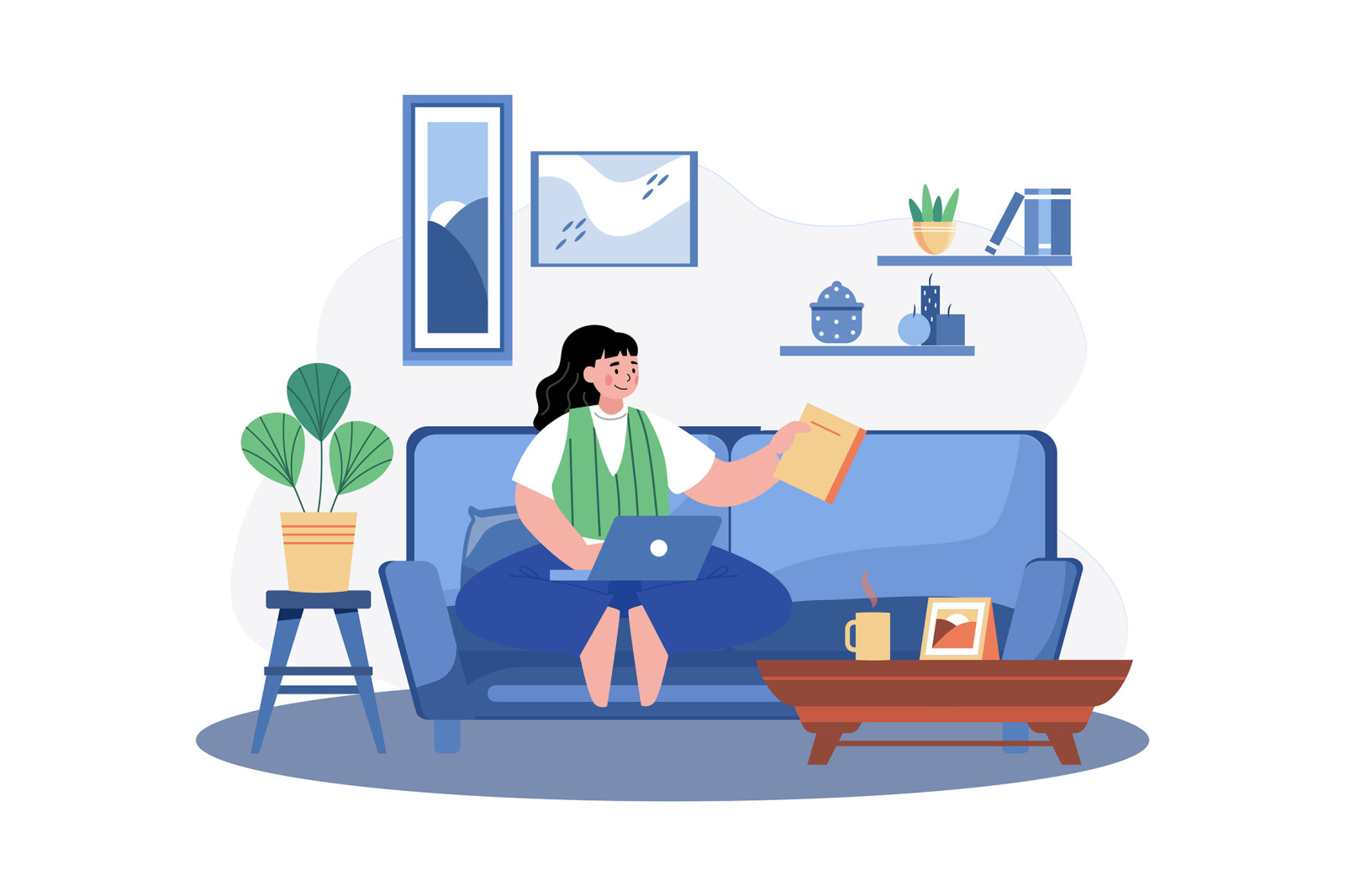 M575_Work from home Illustration Pack M575_Work from home Illustration Pack