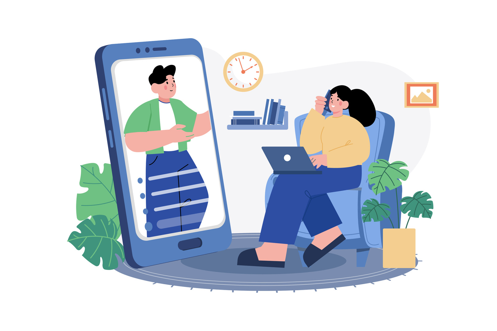 M575_Work from home Illustration Pack