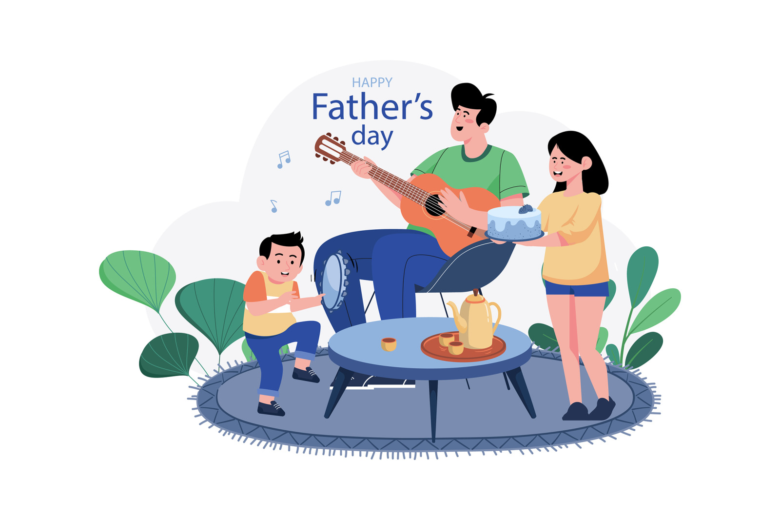 M578_Father&#039;s Day Illustration Pack