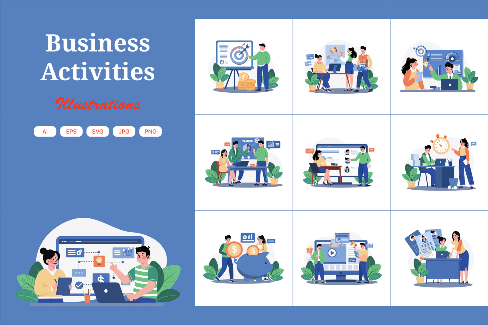 M581_Business Activities Illustration Pack