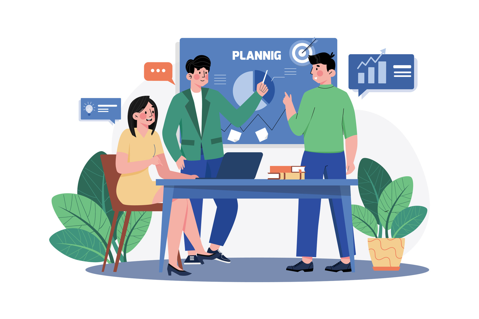 M581_Business Activities Illustration Pack M581_Business Activities Illustration Pack