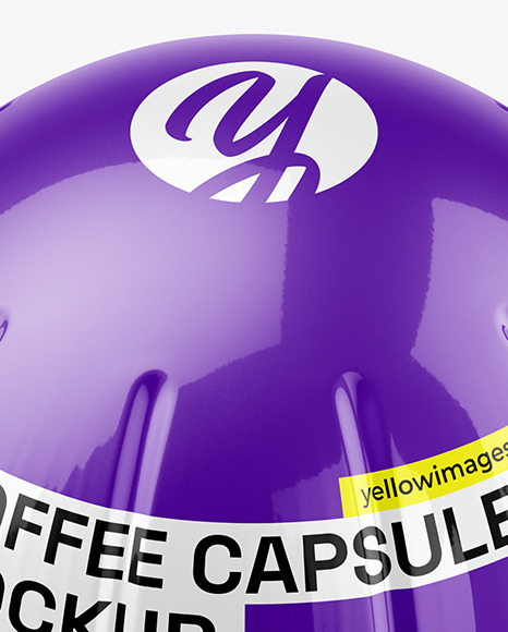 Glossy Coffee Capsule