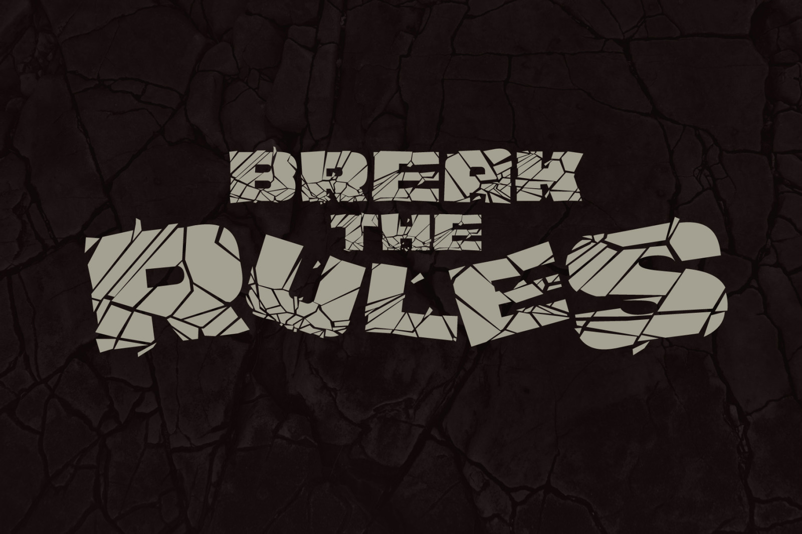 Ruined Dreams - Broken font Ruined Dreams - Broken font