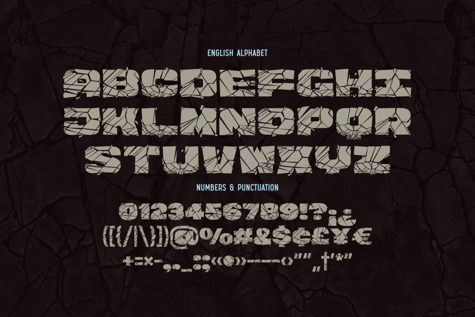 Ruined Dreams - Broken font Ruined Dreams - Broken font