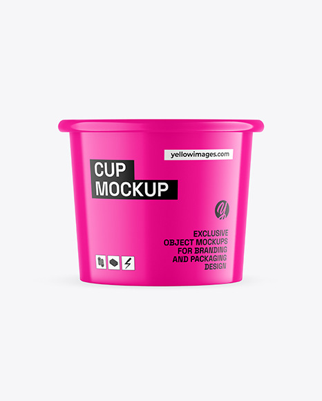 Glossy Cup Mockup