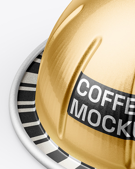 Metallic Coffee Capsule