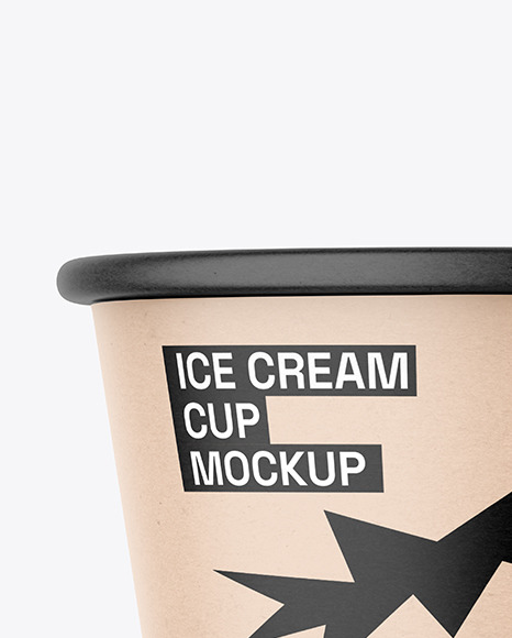 Kraft Ice Cream Cup Mockup