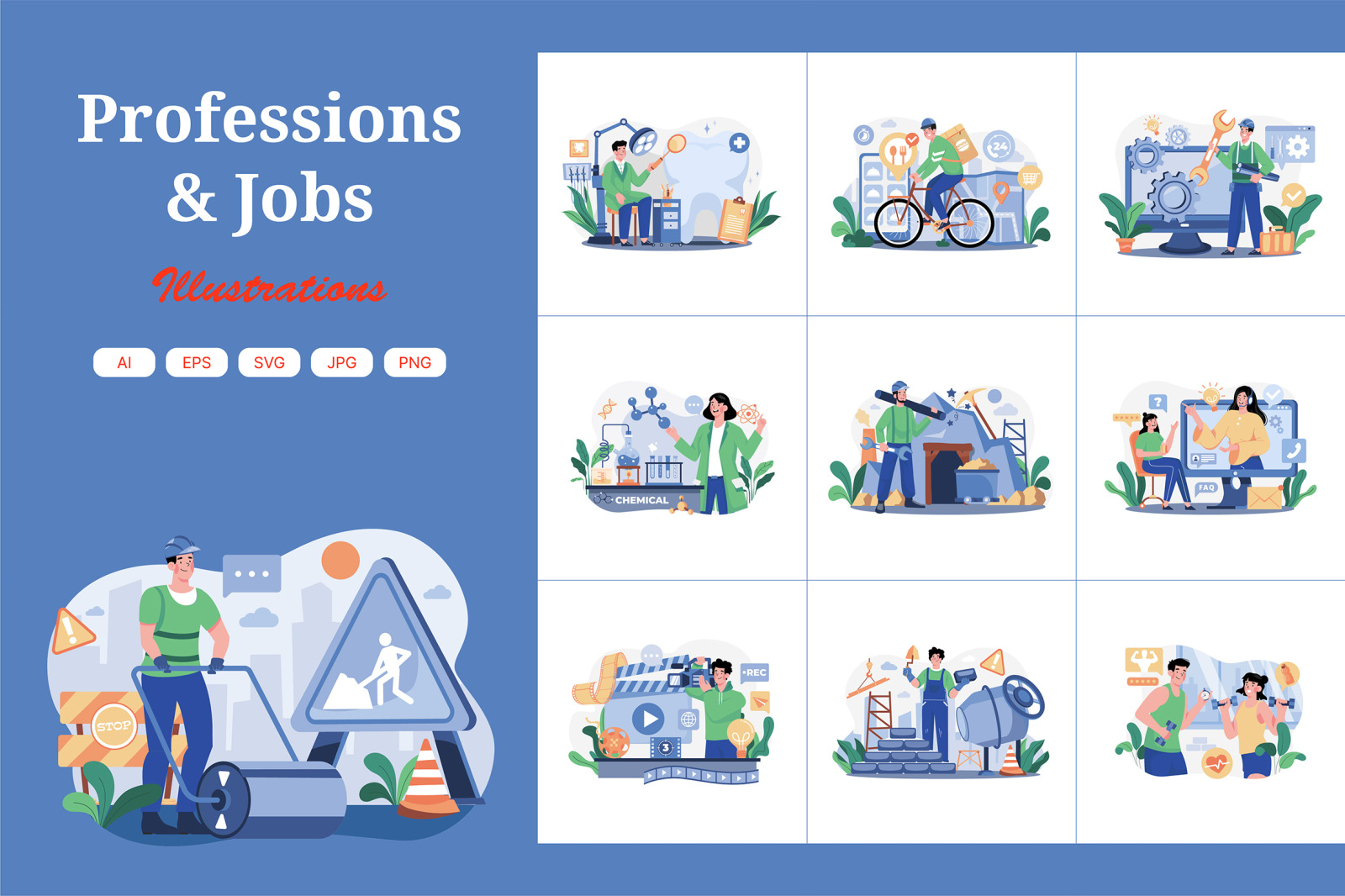 M587_Professions Illustration Pack M587_Professions Illustration Pack